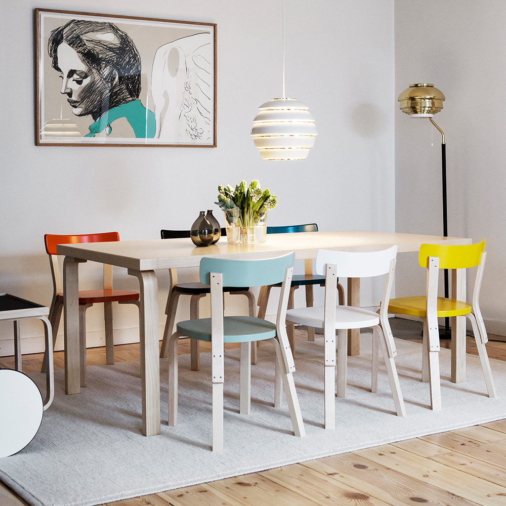 Rectangular dining tables with slim legs minimalist sofas