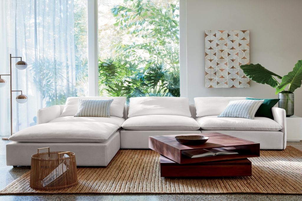 Sectional sofas with clean lines minimalist sofas